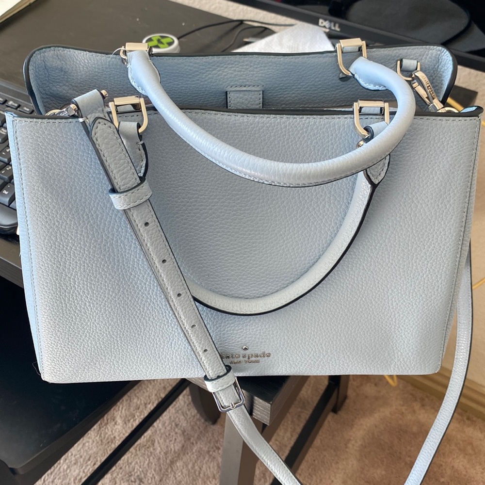 NWT blue clutch Kate Spade